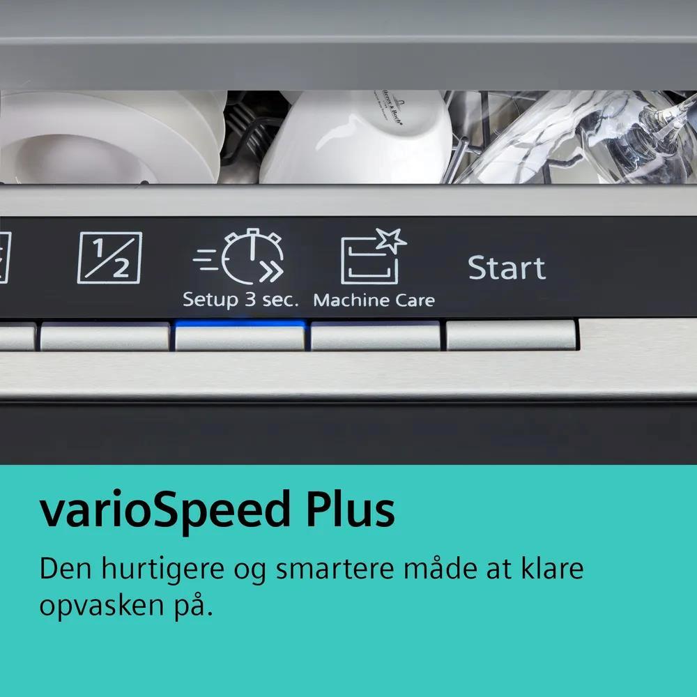 Siemens Integrerbar opvaskemaskine SN63HX04ME 2+2 års Garanti billede 4