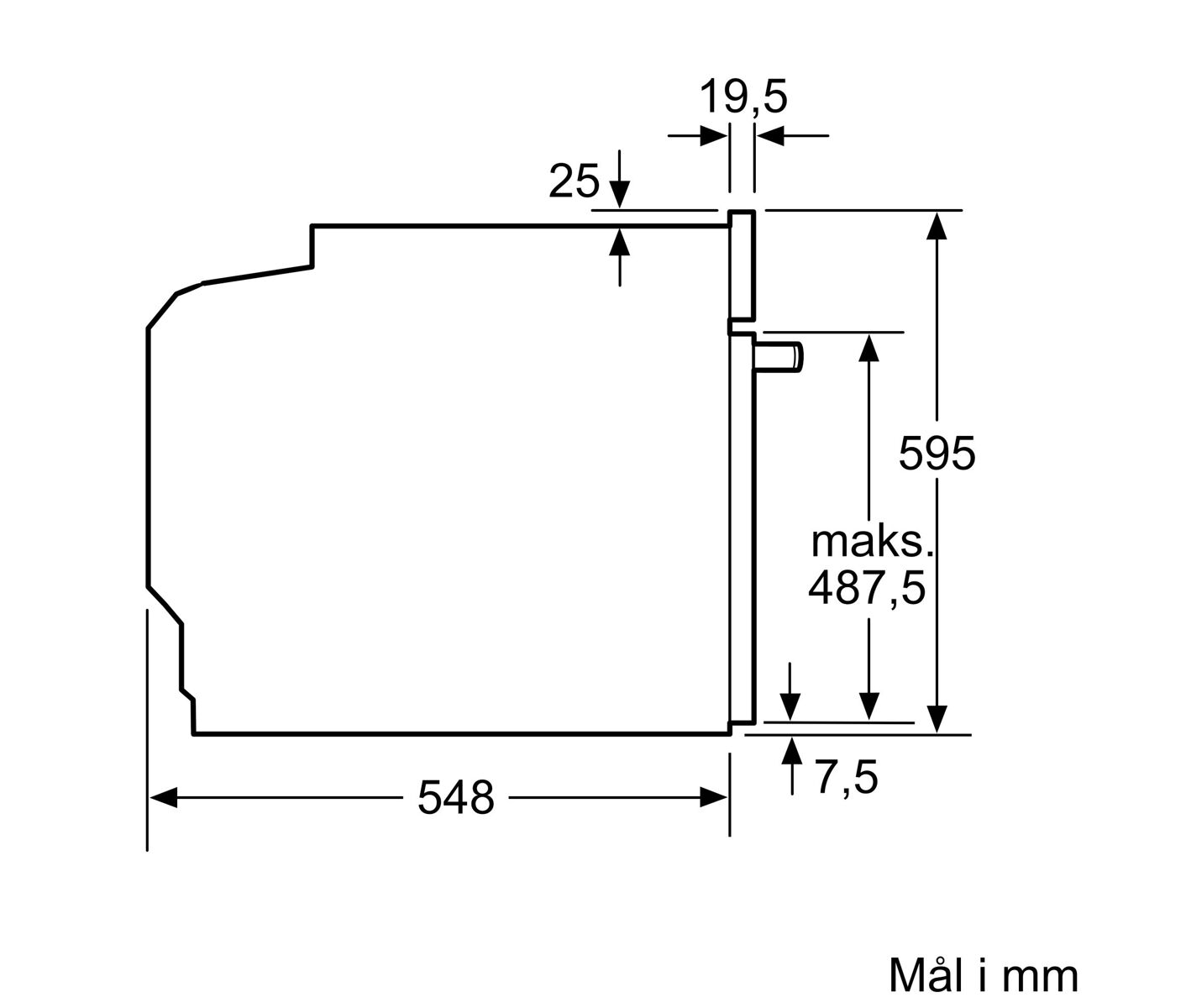Siemens HB272ABS3 Iq300 Indbygningsovn billede 4