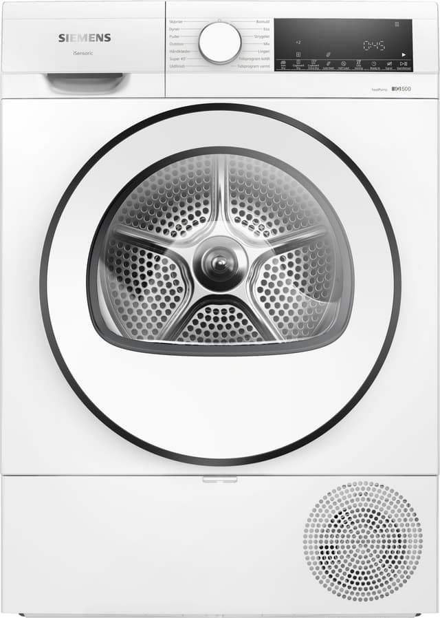 Siemens iQ500 tørretumbler WQ32G20ADN (8kg) hvid
