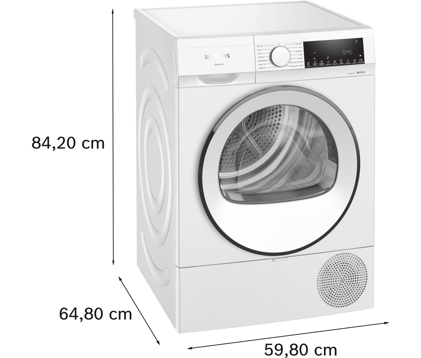 Siemens WQ42G20IDN Iq500 Kondenstørretumbler billede 3