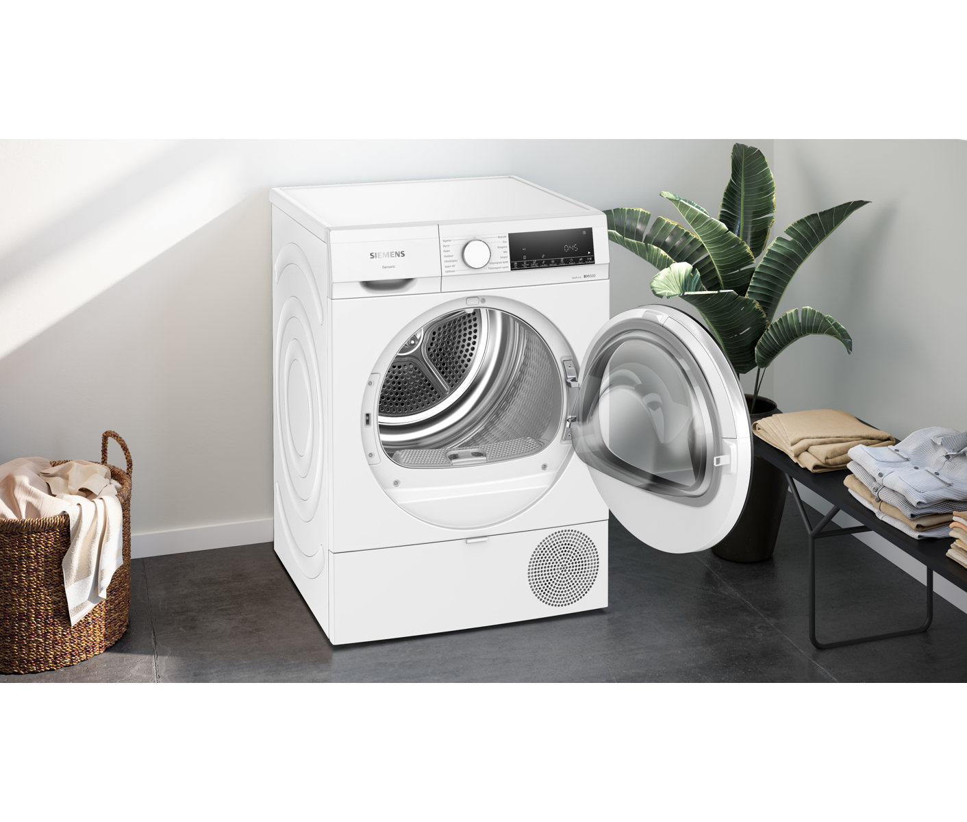 Siemens WQ42G20IDN Iq500 Kondenstørretumbler billede 8