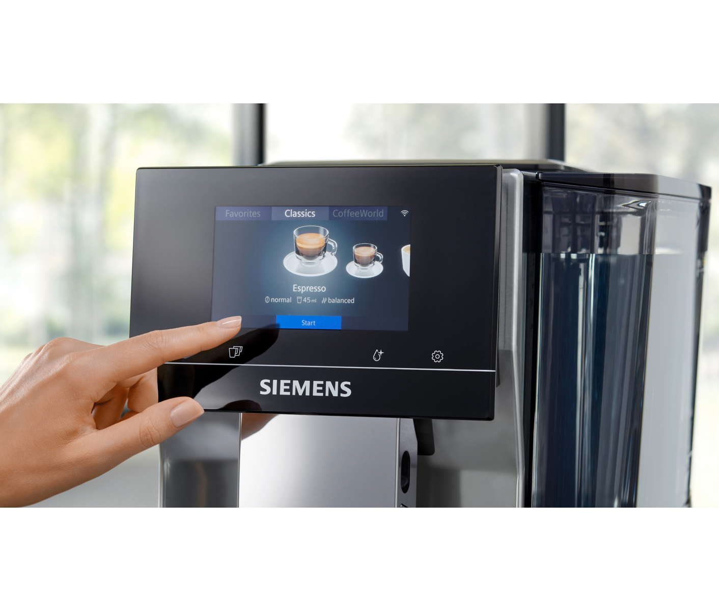 Siemens Fuldautomatisk Kaffema Skine, Eq700 Classic, Morgendi Espressomaskine billede 2