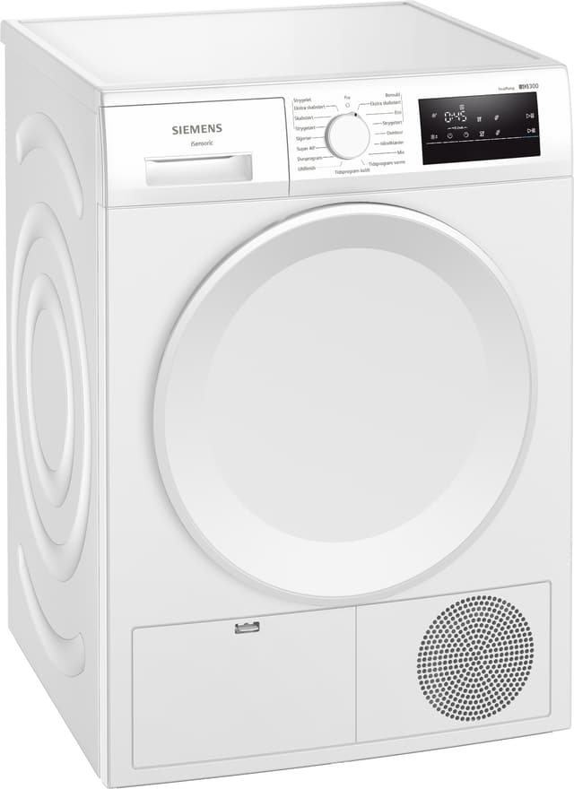 Siemens iQ300 tørretumbler WT43H00LDN (8kg) hvid