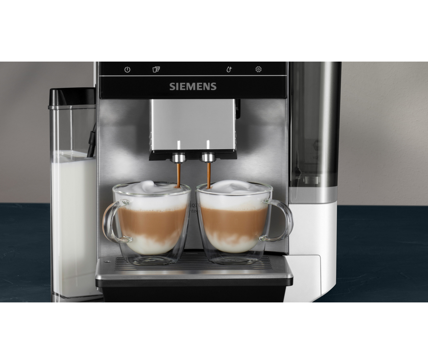 Siemens Fuldautomatisk Kaffemaskine, Eq700 Integral Espressomaskine billede 2