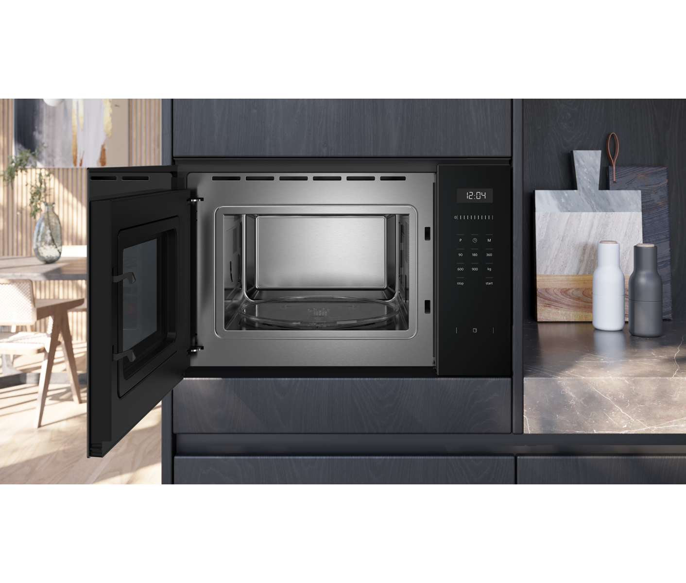Siemens iQ500 BF555LMB1 integreret mikroovn