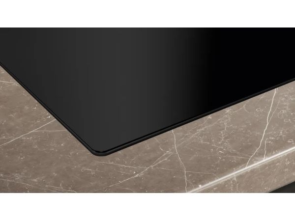 Siemens iQ100 EU611BEB5E - Induktions kogeplade - 4 plader - Niche - bredde: 56 cm - dybde: 49 cm - rammeløs - sort billede 4