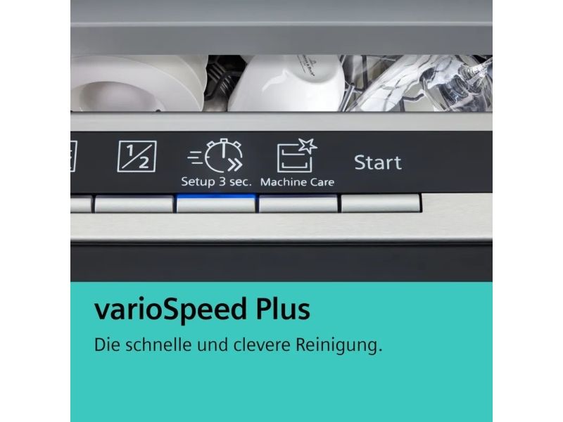 Siemens SX95EX12CE - Opvaskemaskine - Sort billede 4