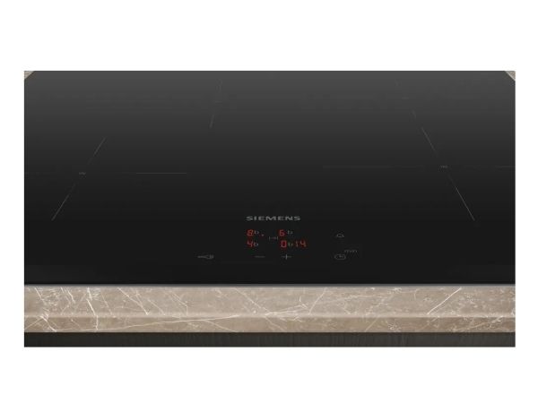 Siemens EQ522IAAB, Zone induktionskogeplade, 4 zone(s), Keramisk, Sort, Berøring, 59,2 cm