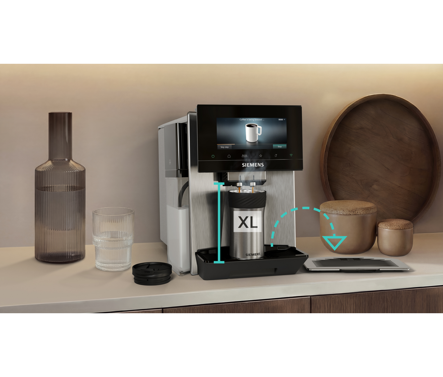 Siemens EQ900 plus iAroma TQ923EZ3 kaffemaskine billede 6