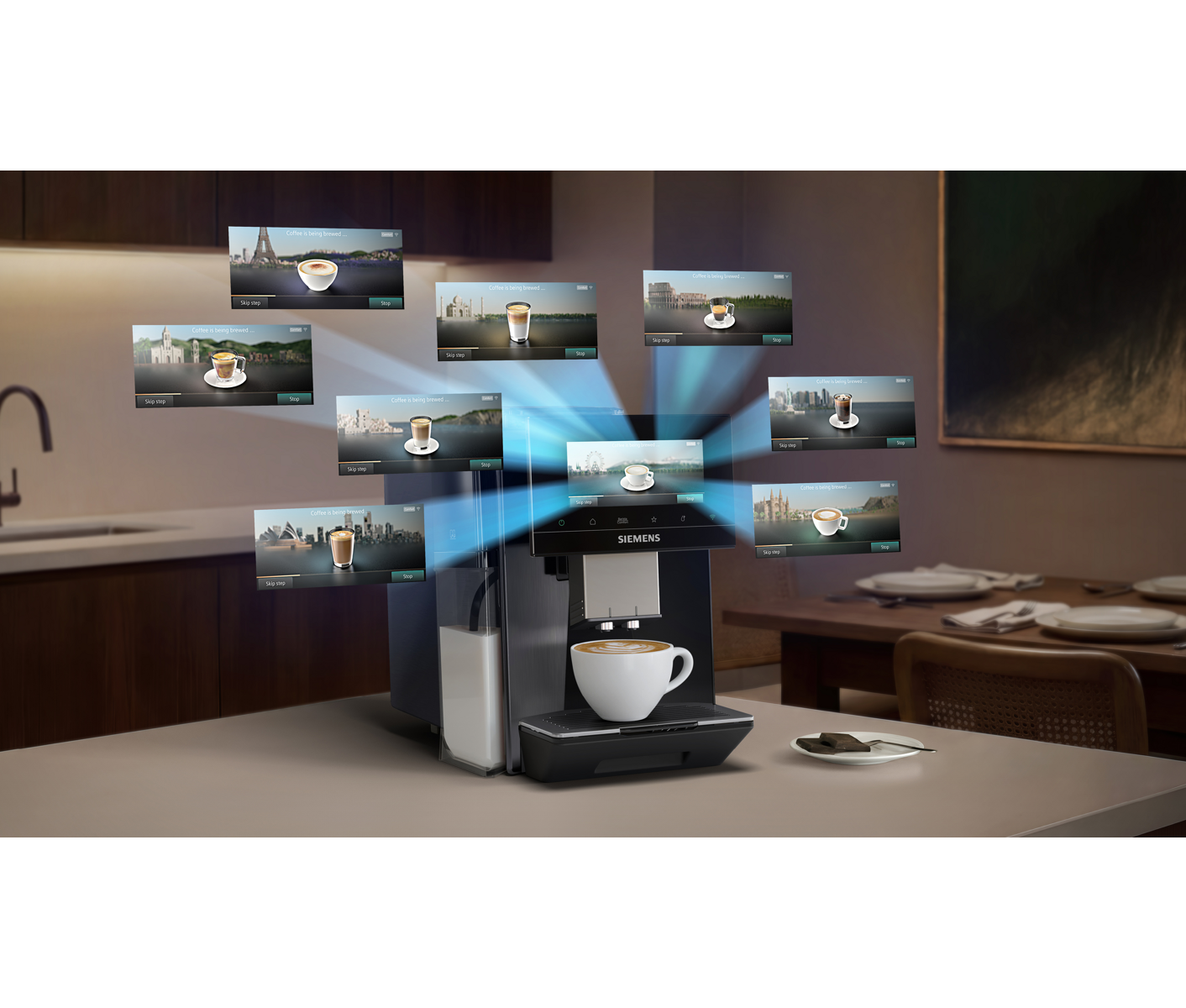 Siemens TQ925EZ5 Eq900 Plus Dark Steel Espressomaskine billede 6