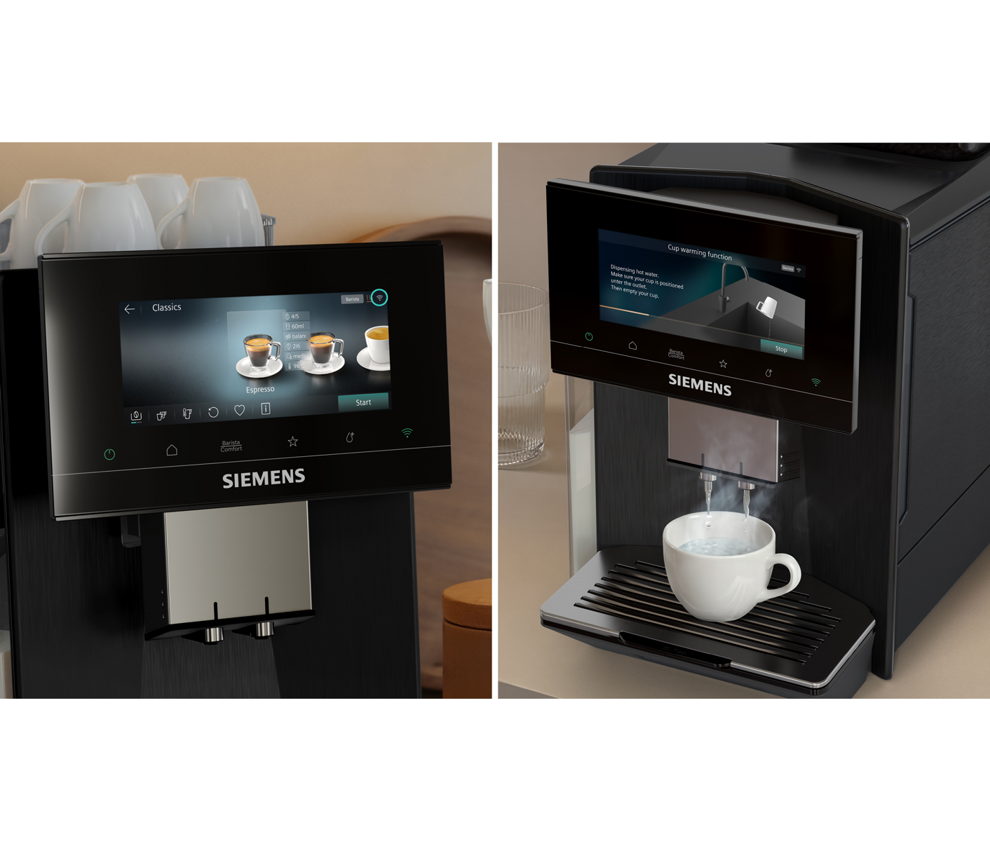Siemens TQ925EZ5 Eq900 Plus Dark Steel Espressomaskine billede 9