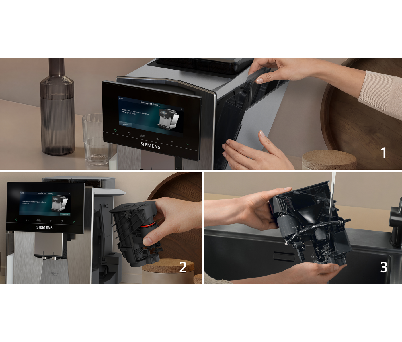 Siemens EQ900 plus iAroma TQ927EZ3 kaffemaskine billede 7