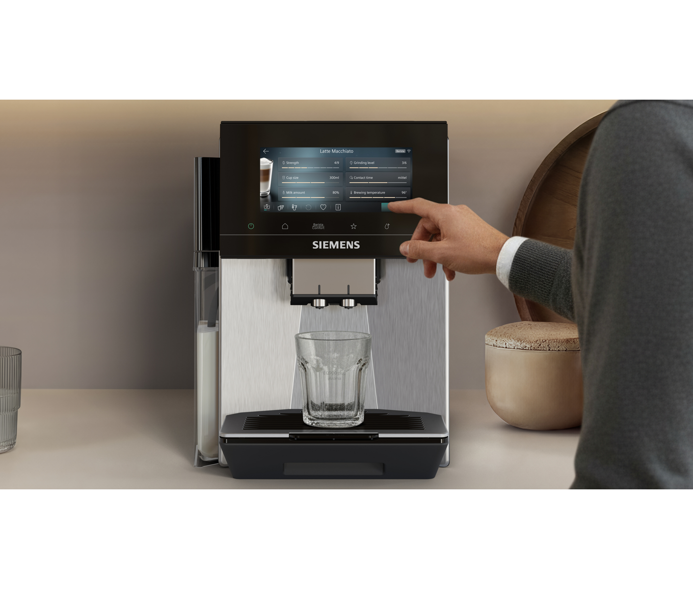 Siemens EQ900 plus iAroma TQ927EZ3 kaffemaskine billede 3