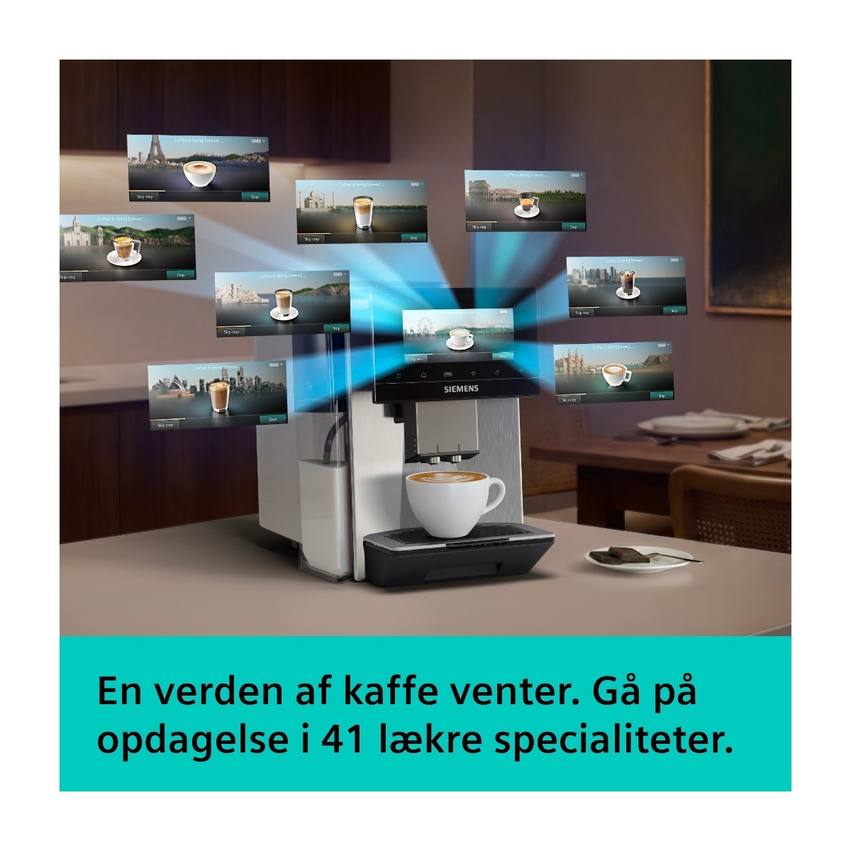Siemens EQ900 plus iAroma TQ927EZ3 kaffemaskine billede 8