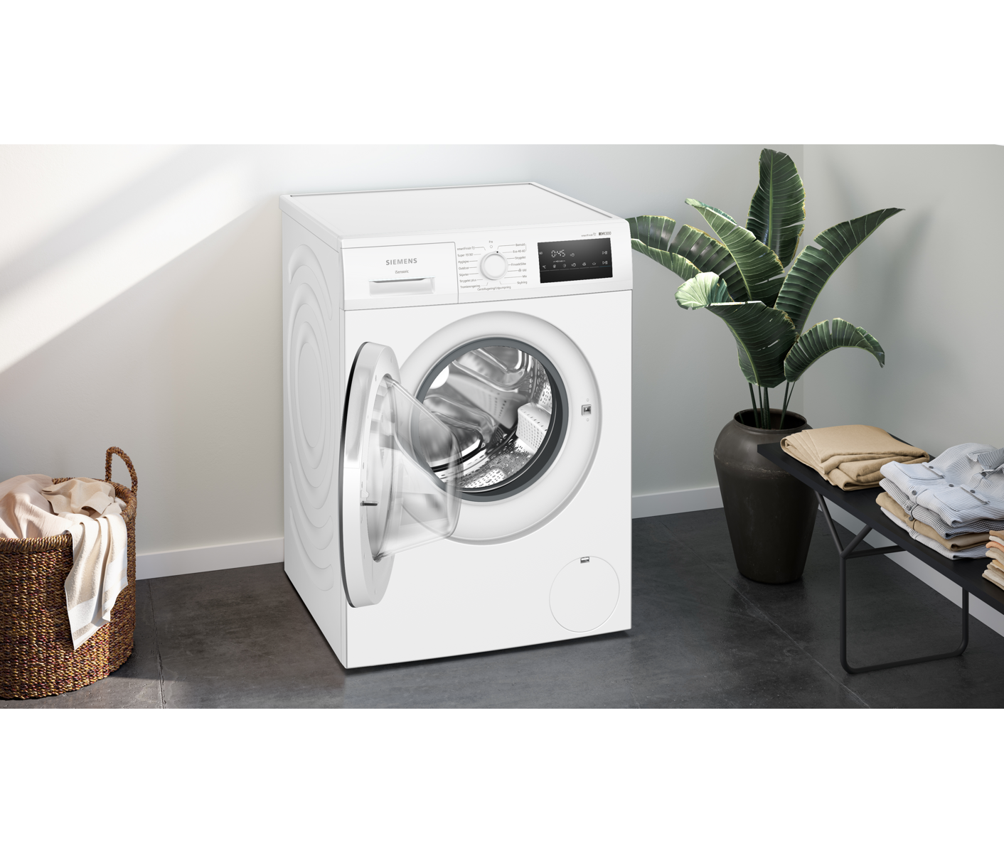 Siemens WM14N29WDN Iq300 Vaskemaskine billede 3