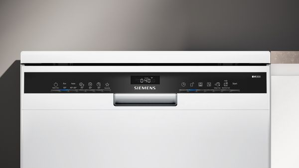 SN23HW05ME Opvaskemaskine, 60 cm høj, hvid billede 2