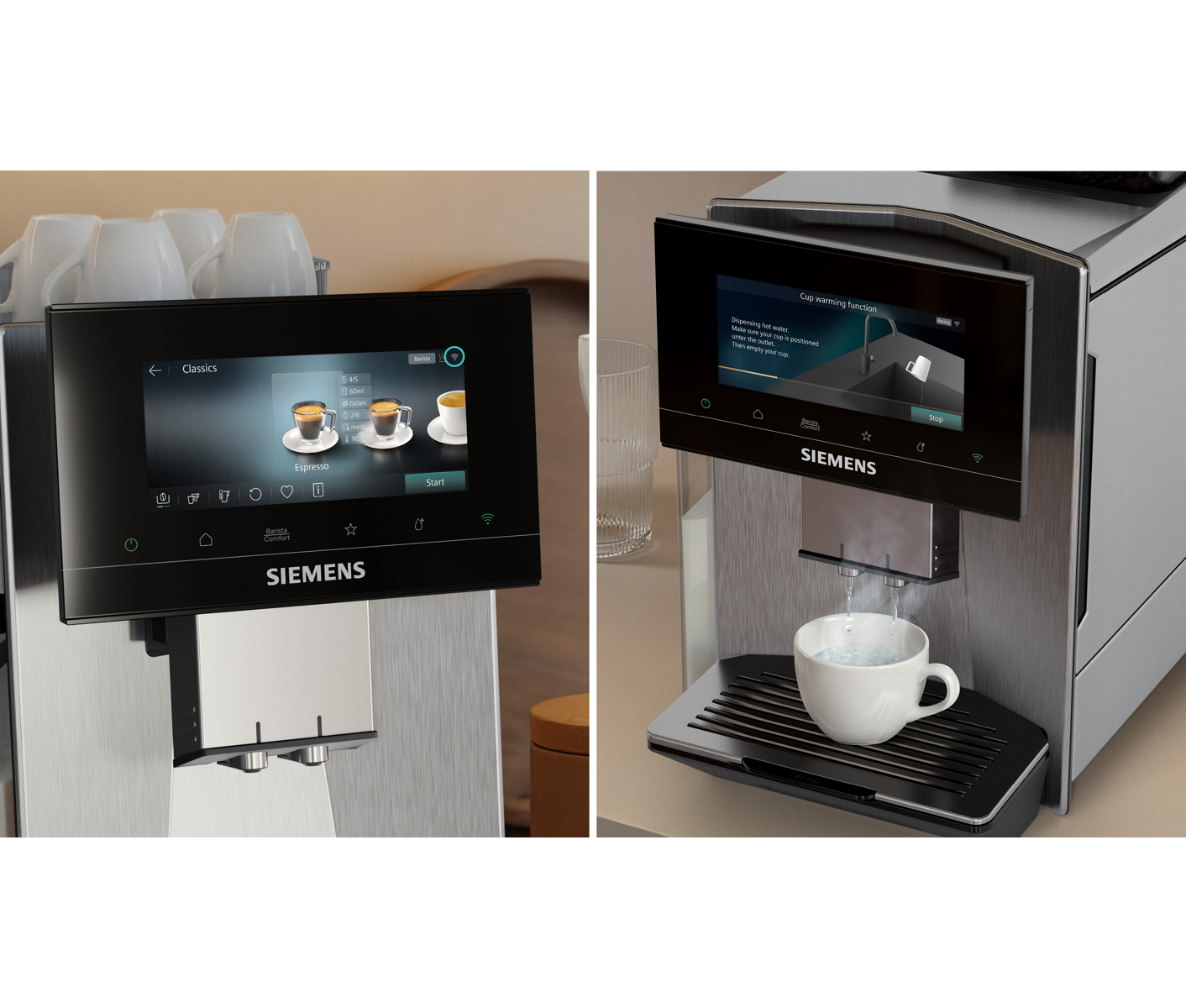 Siemens TQ925E03 Eq900 Steel Espressomaskine billede 7