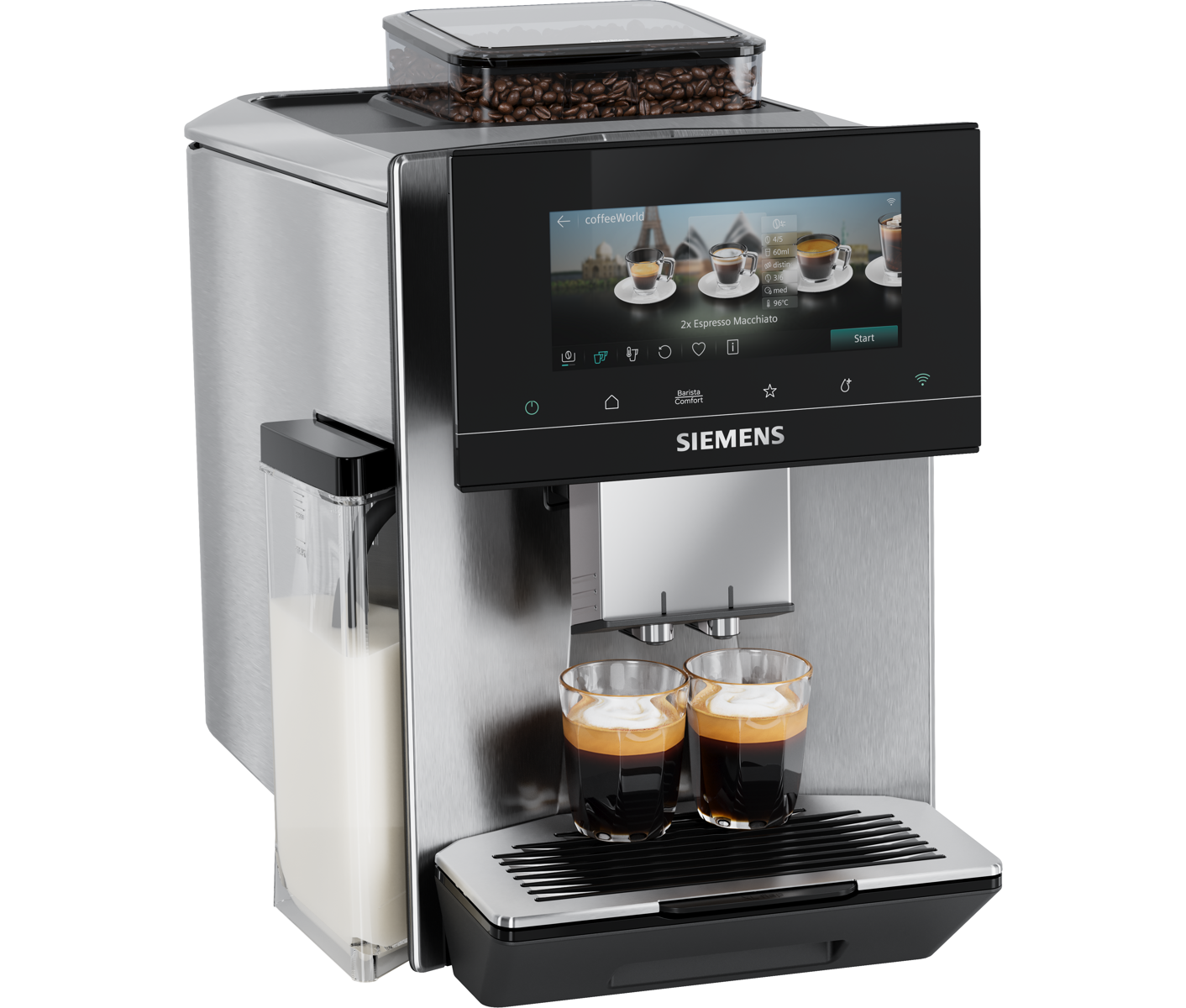 Siemens TQ925E03 Eq900 Steel Espressomaskine billede 1