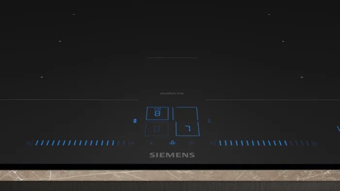 Siemens iQ700 EX67BNYV6E, Sort, Indbygget, 60 cm, Zone induktionskogeplade, Keramisk, 4 zone(s) billede 2