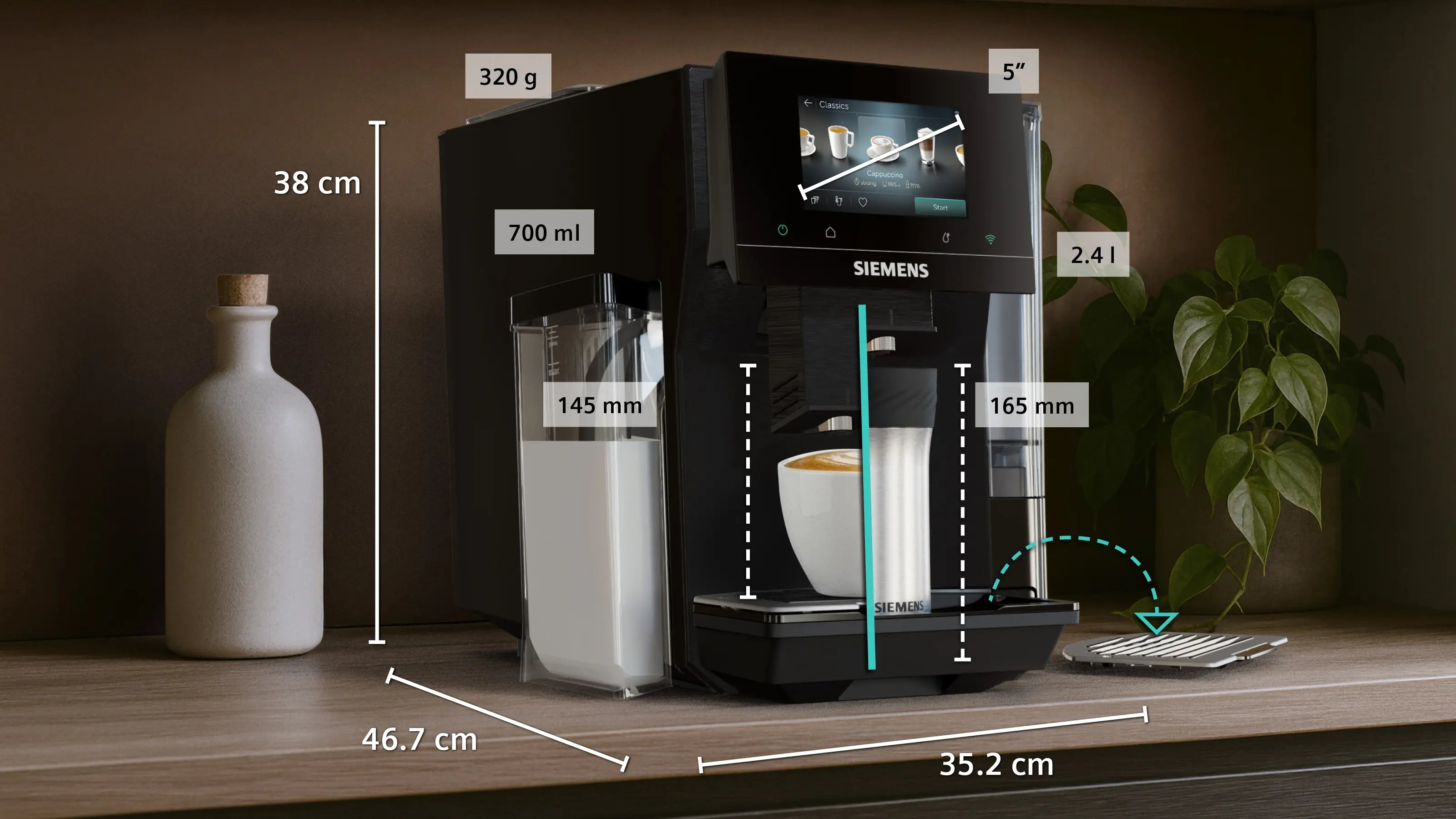 Siemens TQ727EF5 Espressomaskine billede 4