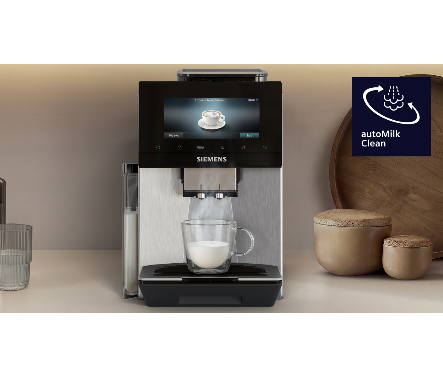 Siemens TQ923E43 Fuldautomatis K Kaffemaskine, Eq900 Iaroma, Espressomaskine