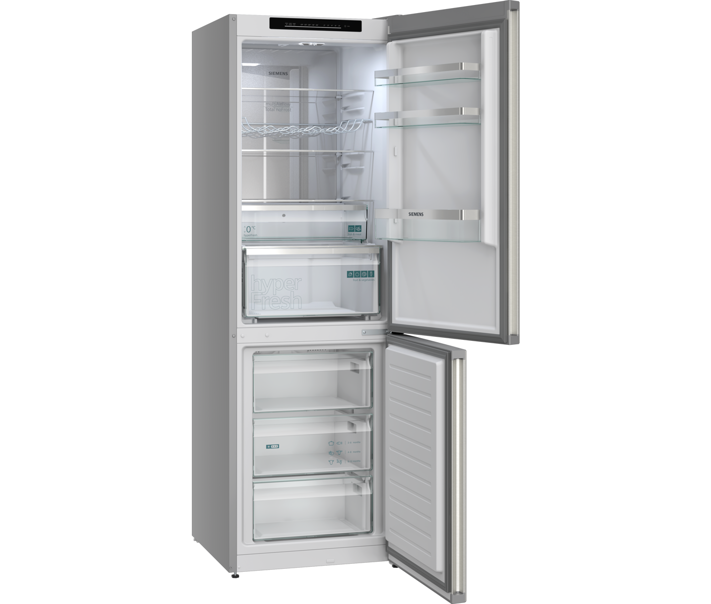 Siemens iQ300 kølefryseskab KG36NVICG (rustfrit stål) billede 3