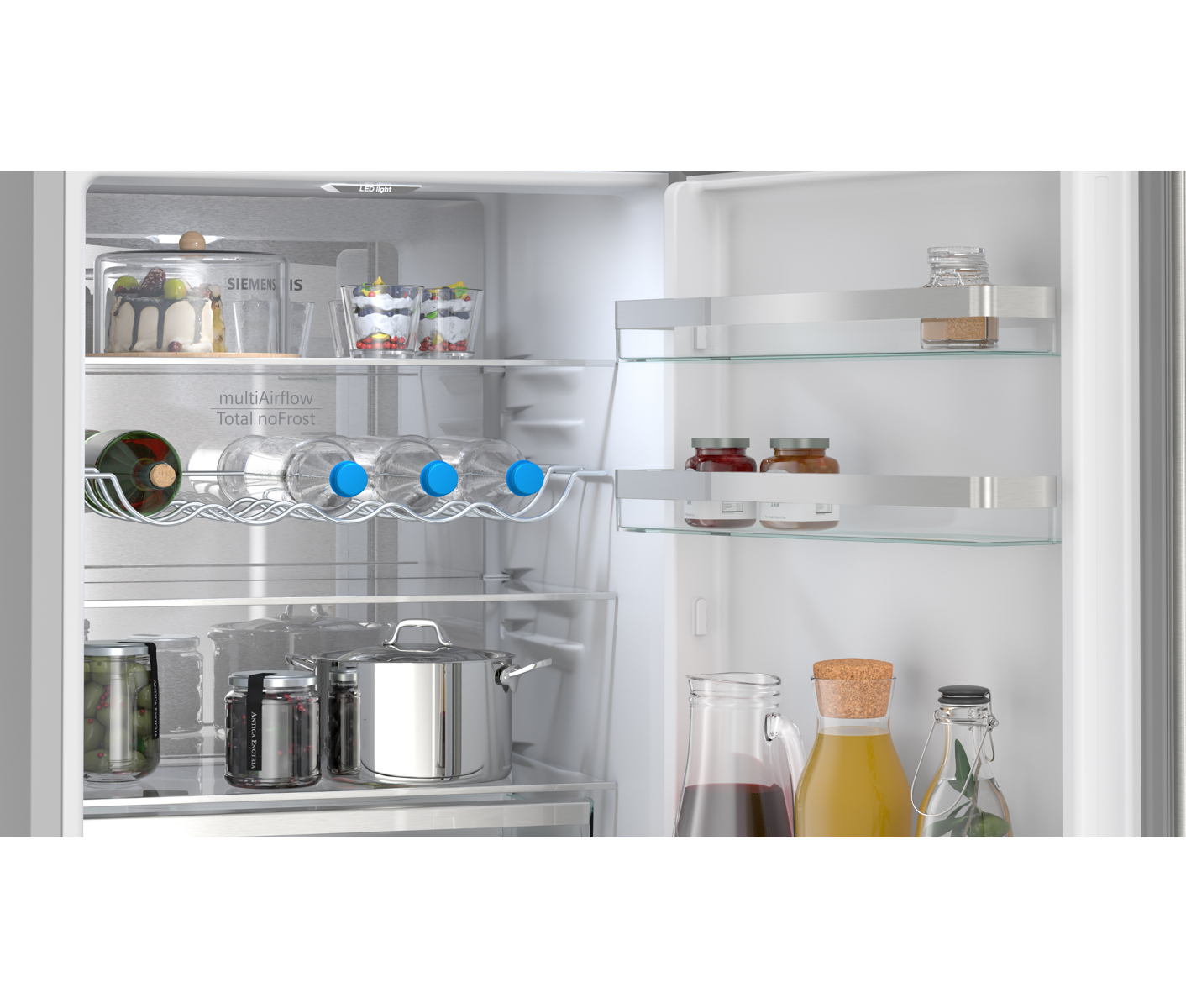 Siemens iQ300 kølefryseskab KG36NVICG (rustfrit stål) billede 2