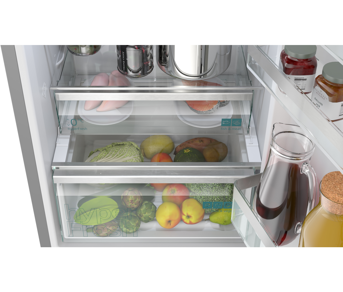 Siemens iQ300 kølefryseskab KG36NVICG (rustfrit stål) billede 9