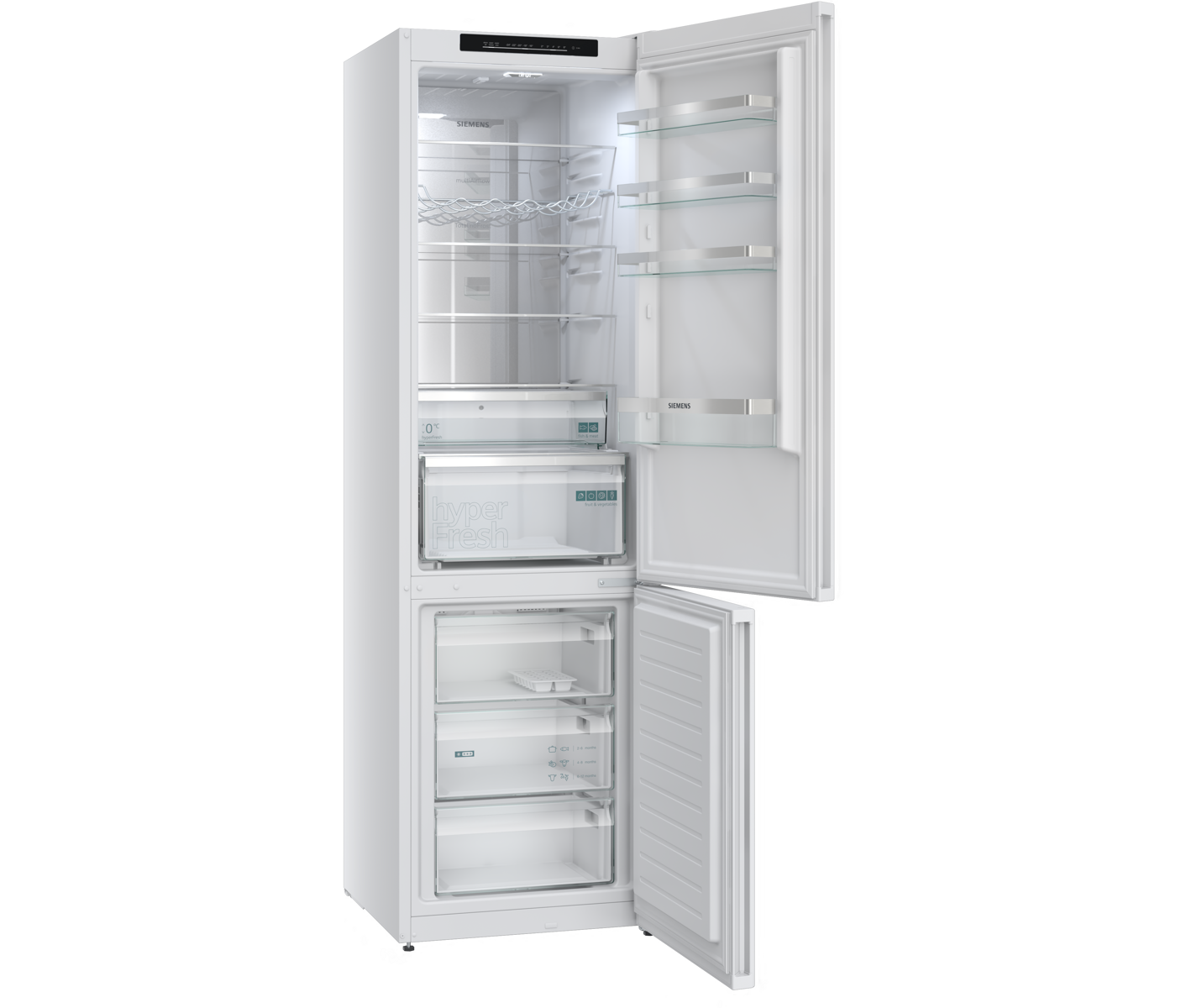Siemens iQ300 kølefryseskab KG39NVWDG (hvid)