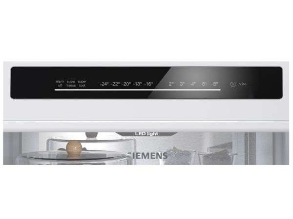 Siemens iQ300 KG36NVIBG, 321 L, SN-T, 9,5 kg/24t, B, Frisk zone, aflukke, Børstet stål