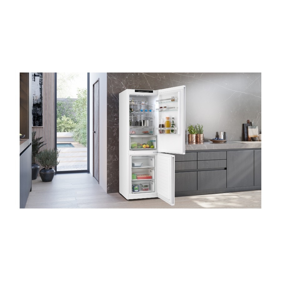 Siemens iQ300 kølefryseskab KG36NVWDG (hvid) billede 9