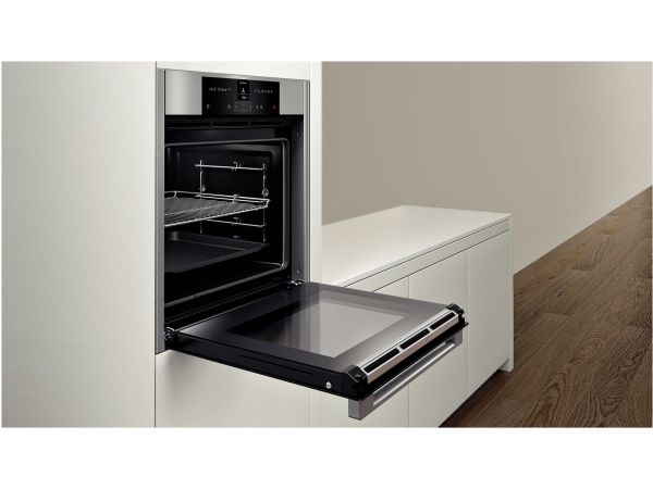 Neff N 70 B15CR22N1 - Ovn - til indbygning - niche - bredde: 56 cm - dybde: 55 cm - højde: 58.5 cm - med selv-rengøring - Klasse A+ - rustfrit stål billede 3