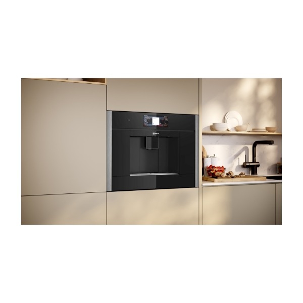 Neff CL4TT11N0, Espressomaskine, 2,4 L, Kaffebønner, Indbygget kværn, Sort, Rustfrit stål billede 2