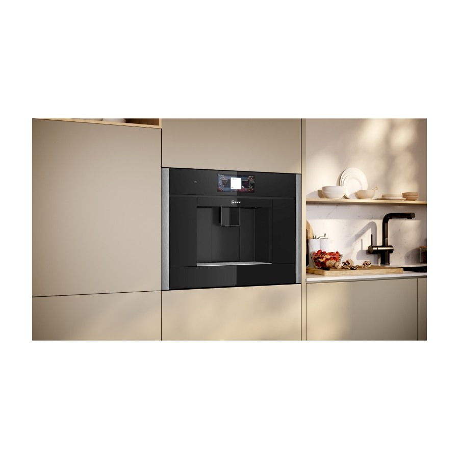 Neff CL4TT11N0, Espressomaskine, 2,4 L, Kaffebønner, Indbygget kværn, Sort, Rustfrit stål billede 3