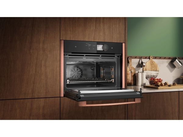 Įmontuojama kompaktinė orkaitė su mikrobangų funkcija Neff N 90, C29MY7MY0, 60 x 45 cm Flex Design billede 4