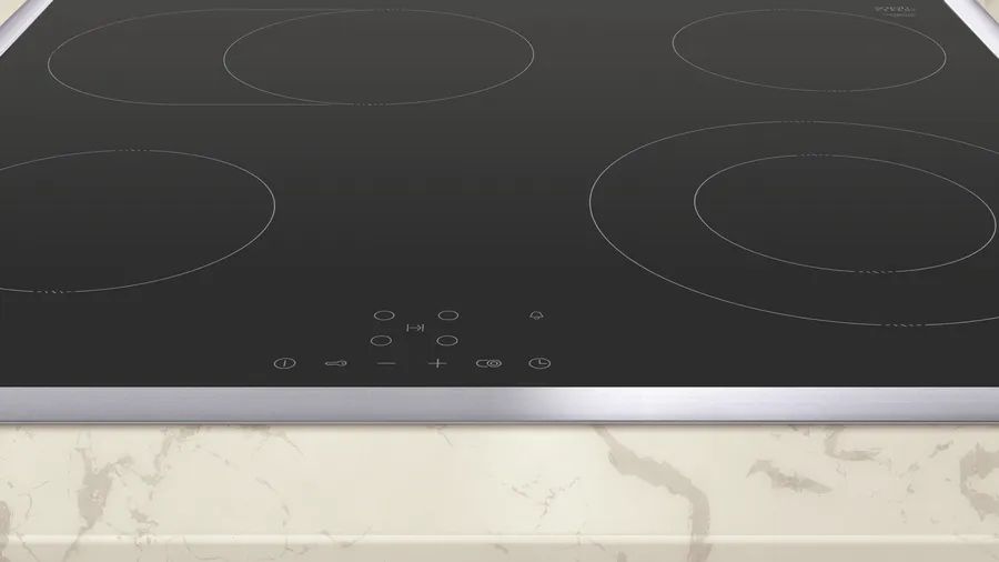 Neff T16SBN1L0, Sort, Indbygget, 60 cm, Keramisk, Keramisk, 4 zone(s) billede 2