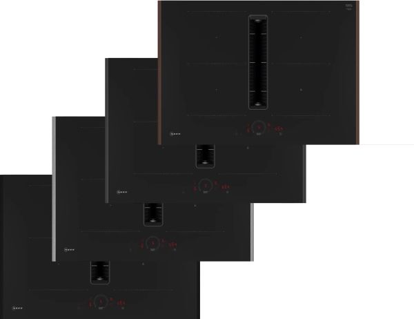Neff V57YHQ4C0, Sort, Indbygget, 70 cm, Keramisk, Keramisk, 4 zone(s)