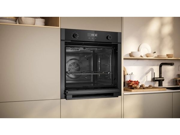 Neff N 50 B6ACH7AG3, Medium, Elektrisk ovn, 71 L, 71 L, 30 - 275 °C, Hydrolytisk + pyrolytisk