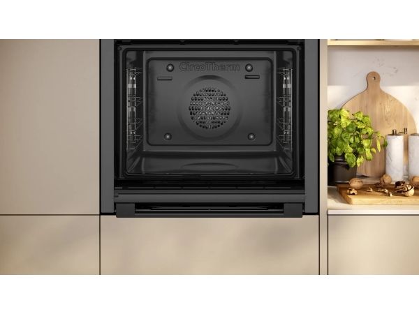 Neff N 50 B6ACH7AG3, Medium, Elektrisk ovn, 71 L, 71 L, 30 - 275 °C, Hydrolytisk + pyrolytisk