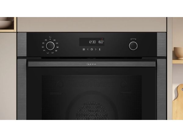 Neff N 50 B6ACH7AG3, Medium, Elektrisk ovn, 71 L, 71 L, 30 - 275 °C, Hydrolytisk + pyrolytisk
