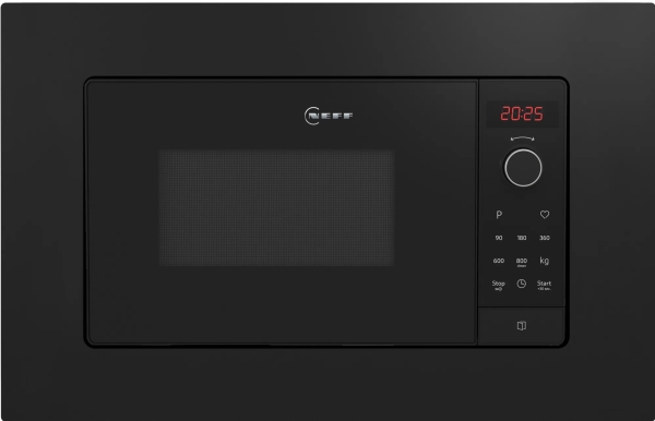 Neff HLAWG26S3, Indbygget, Solo mikroovn, 20 L, 800 W, Indbygget skærm, LED