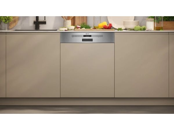 Neff S145EAS16E - Opvaskemaskine - Rustfrit stål