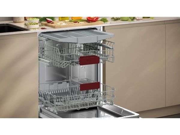 Neff S255EVX04E - Opvaskemaskine - Sølv