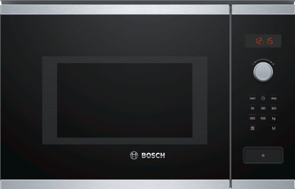 Bosch Serie | 4 BFL553MS0 - Mikrobølgeovn - til indbygning - 25 liter - 900 W - rustfrit stål billede 2