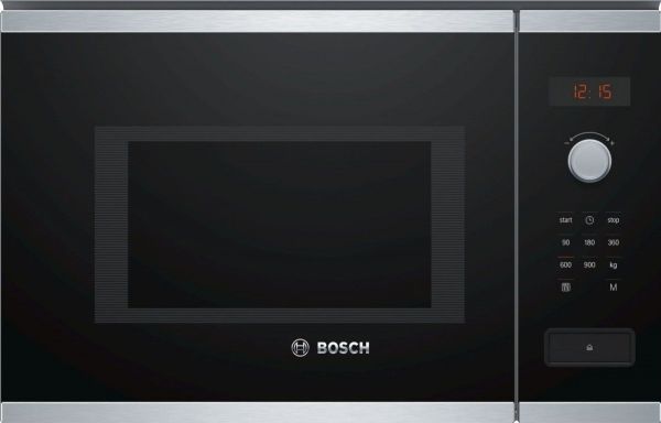 Bosch Serie | 4 BFL553MS0 - Mikrobølgeovn - til indbygning - 25 liter - 900 W - rustfrit stål billede 3
