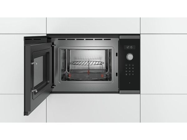 Bosch Serie | 6 BEL554MS0 - Mikrobølgeovn med grill - til indbygning - 25 liter - 900 W - rustfrit stål billede 4