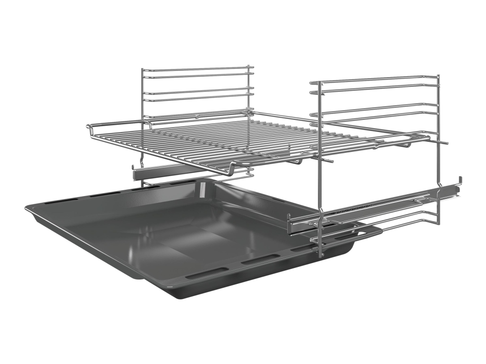 Bosch Serie | 2 HBF114ES0 - Ovn - til indbygning - niche - bredde: 56 cm - dybde: 55 cm - højde: 57.5 cm - Klasse A - rustfrit stål