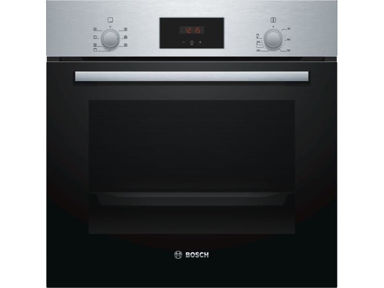 Bosch Serie | 2 HBF133BR0 - Ovn - til indbygning - niche - bredde: 56 cm - dybde: 55 cm - højde: 57.5 cm - med selv-rengøring - Klasse A - rustfrit stål