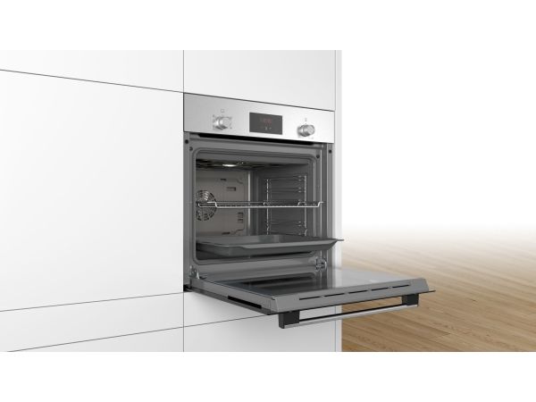 Bosch Serie | 2 HBF133BR0 - Ovn - til indbygning - niche - bredde: 56 cm - dybde: 55 cm - højde: 57.5 cm - med selv-rengøring - Klasse A - rustfrit stål billede 4