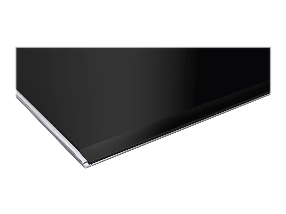 Bosch Serie | 8 PXY875DW4E - Induktions kogeplade - 4 plader - Niche - bredde: 75 cm - dybde: 49 cm facetteret front og bagpynt, - med rustfrit stål-sidepynt - sort